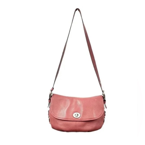 COACH LEATHER FLAP DUFFEL CONVERTIBLE F15170 BAG - Picture 3 of 6